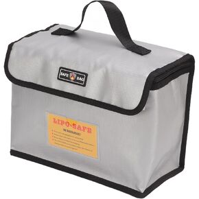 Lithium Battery Storage Bag , Fire Proof Anti Radiation Explosion Proof Battery Protective Bag for Drone