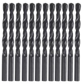 12PCS,1/16", Twist Drill Bits,Black Oxide,