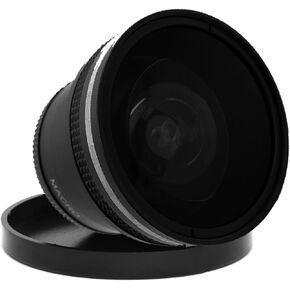 Extreme Fisheye Lens 0.18x For Nikon COOLPIX L820 (Includes Lens Adapter)