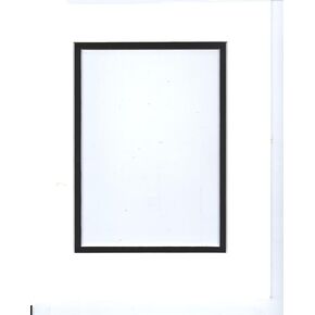 24x36 White & Black Double Picture Mats with White Core, for 20x30 Pictures