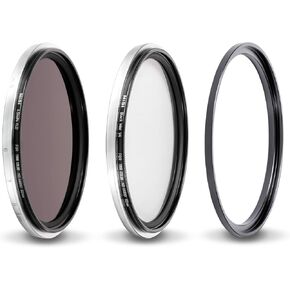 NiSi 82mm Swift System Add-On Kit - Adapter Ring and Two Friction-Mounted Filters (ND16 4-Stop and Black Mist 1/4) - Stackable with True Color VND