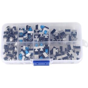 100PCS/LOT 5.8 * 5.8 7 * 7 8 * 8 8.5 * 8.5mm Self Locking Push Tactile Power Switch Kit 6 Pin Button Switches Multimeter Switch