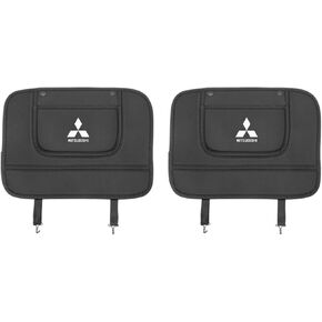 2 Pcs Car Seat Kick Mats Back Seat Protector for Sedans Colt/Colt Plus Mirage/Mirage G4 Outlander PHEV(Outlander PHEV), Car Leather Kick Mats, Car Seat Back Protection Pad Anti-Kick Scratch Resistant