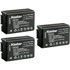 Kastar 4-Pack Battery Replacement for DMW-BMB9, DMW-BMB9E, DMW-BMB9PP, Lumix DMC-FZ40, DMC-FZ45, DMC-FZ47, DMC-FZ48, DMC-FZ60, DMC-FZ62, DMC-FZ70, DMC-FZ72, DMC-FZ100, DMC-FZ150 Camera