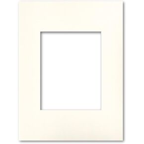 18x24 Matting for 11x14 Photograph or Artwork 4-Ply Bevel Cut Acid Free Matboard for Picture framing (Antique White)