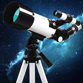 Kids Astronomical Telescope 70mm Aperture 400mm Astronomical Refractor Telescope Stargazing Student Space Telescope Portable Travel Telescope (Color : A-Original) (Blook at The Sun)