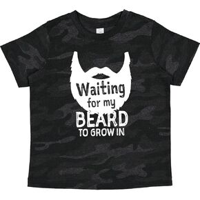 inktastic Waiting for My Beard to Grow in Toddler T-Shirt