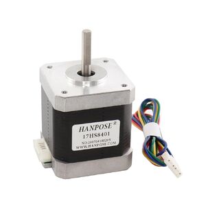17 Motor 4 Leads 48mm 1.8A 52N.CM 17HS8401 Motor with TB6600 Motor Driver, Suitable for 3D Printer Accessories