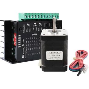 42 MOTOR 2-PHASE 4-LEAD 1.8 DEGREES 17HS6401S DRIVER TB6600 مناسب للطابعة ثلاثية الأبعاد NEMA17 محرك