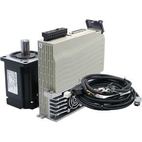 400W 600W 750W AC 220V Servo Motor 1.3N 1.9N 2.4N with Magnetic 17bit Absolute Encoder 3000-6000rpm(750W 80AST Brake)