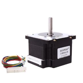 NEMA23 57 Motor 23HS4128 with Tb6600 Driver Controller Motor 2.8A 55N.cm 41mm Suitable for 3D Printer Equipment(4128-6.35MM-TB6600)