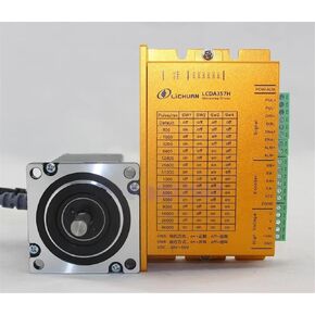 Motor Driver kit LCDA357H+LC57H355 1200rpm 3*m Encoder line L-55mm 7A