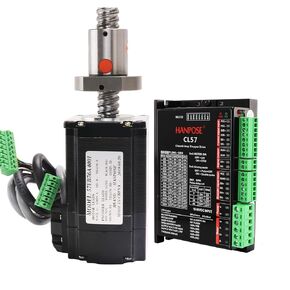 Hybrid Servo Motor NEMA23 Ball Screw Motor 4A 2.2Nm 57EB76-SFU1204 + CL57 Closed Loop Servo Drive Controller Kit(CL57 Drive)