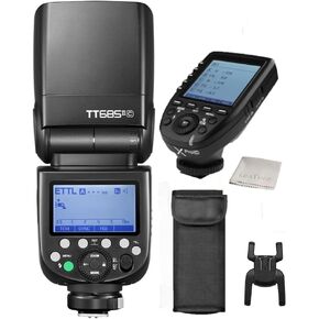 Godox TT685II-C Camera Flash Compatible with Canon and Godox XPro-C TTL Wireless Trigger, TT685IIC Hot Shoe TTL GN60 2.4G Wireless HSS 1/8000s Speedlight Sync