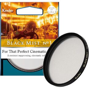 Kenko Soft Effect Filter Black Mist No.1 φ58mm, for Portrait, Video Shooting, for as a Cinematic Scene, Made in Japan