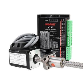 NEMA17 Closed Loop Ball Screw Motor 42EB34-1204-300MM 2A 0.3NM 34mm and CL42 servo Driver for 3D Printer Monitoring Equipment(42EB34-1204-300MM)