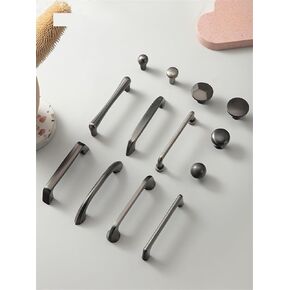 Modern Handles Carpathian Gray Drawer Pulls Cupboard Handles Cabinet Handles Drawer Knob Furniture Hardware for Kitchen 1Pcs (Color : 192mm-01)