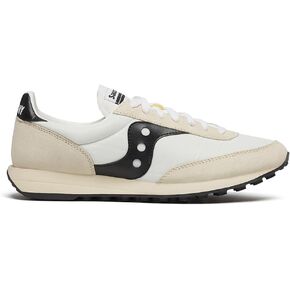 Saucony Unisex Trainer 80 Sneaker, White/Black, 8 US Women