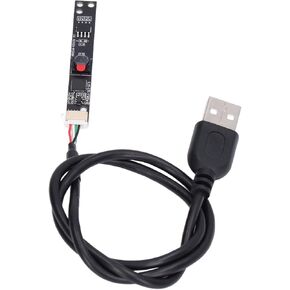 300,000 Lens, High Efficiency, OV7675 Chip, 60° Field of View, Wide Compatibility, OTG Support, Fixed Mini USB2.0 Webcam Board for, WinXP, Win7, Win8, Win10, OS X,