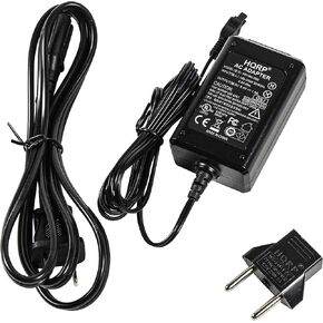 HQRP AC Power Adapter for Sony HandyCam HDR-CX190, HDR-CX200, NEX-VG20, NEX-VG20H, HDR-TG1E, HDR-TG3E, HDR-UX10E, HDRUX19E, HDR-UX20E Camcorder - (incl. USA Plug & Euro Adapter)