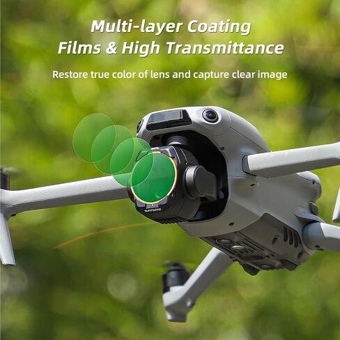 مرشح عدسة CPL متوافق مع DJI Air 3S بدون طيار مرشح CPL المستقطب الدائري المضاد للماء in Kuwait