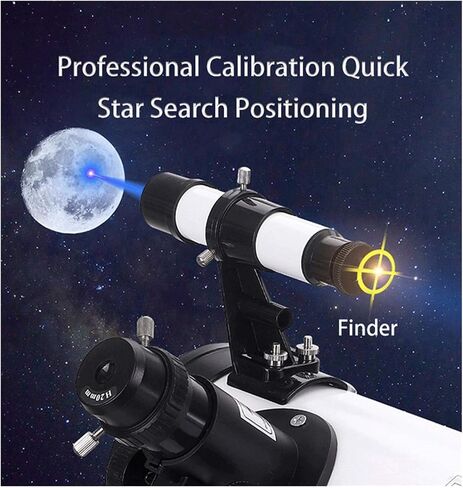 Telescope Astronomic Professional Zoom 875 Times Hd Deep Space Star View Moon Meteor Shower 1.25 inch for Astronomical Observation Silver (Blue) in Saudi Arabia