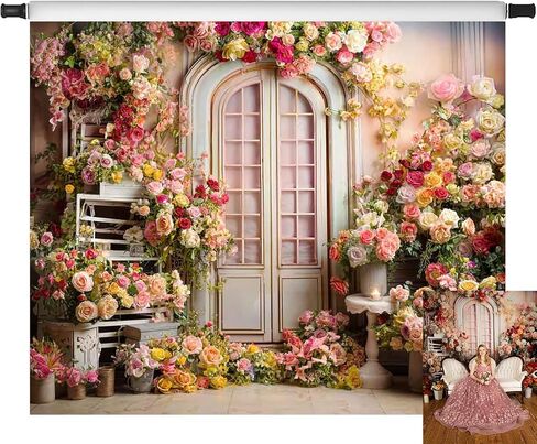 Kate Spring Backdrops Tents Backdrops for Photography Kids Photo Props ، 7 × 5 قدم in Kuwait