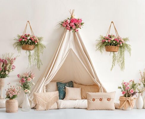 Kate Spring Backdrops Tents Backdrops for Photography Kids Photo Props ، 7 × 5 قدم in Kuwait
