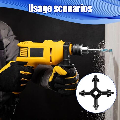 4pcs مجموعة مفاتيح مفتاح الحفر ، 3/8 "1/2" 5/8 "و 4 في 1 تدريبات اضغط على استبدال مفاتيح تشاك ، مفتاح بتات الصلب الكربوني لأداة تثبيت الحفر الكهربائية من 10 مم ، 13 مم ، قطرها 16 مم ، قطرها in Kuwait