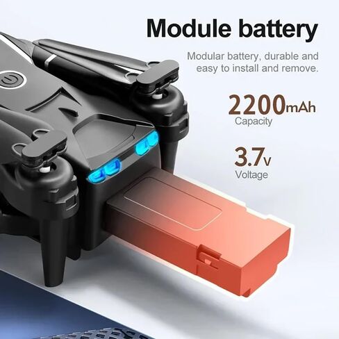 V88 بدون طيار 8K 5G GPS Professional HD Aerial Photography Airial Control Aircraft HD Dual Camera Quadcopter Toy UAV (Black ، 8K Dron) in Kuwait