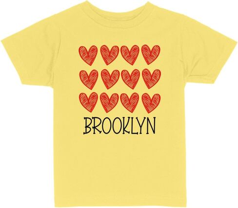 Hearts Brooklyn Toddler Kids T-Shirt in Saudi Arabia