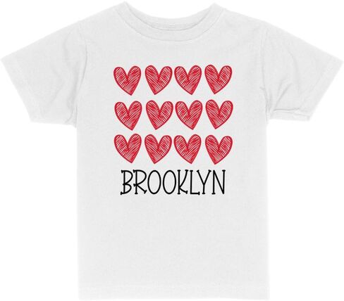 Hearts Brooklyn Toddler Kids T-Shirt in Saudi Arabia