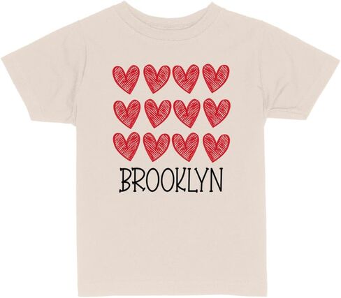 Hearts Brooklyn Toddler Kids T-Shirt in Saudi Arabia