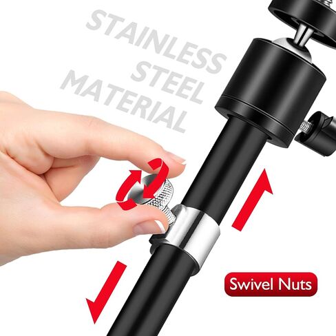 Game & Trail Camera Mount, 3 in 1 Aluminum 360 Degree Rotation Trail Camera Stand Mount Ground Holder, Thread Connection 1/4''-20 (6 mm) for Hunting Cameras, Solar Panels, etc.(1 Pack) in Saudi Arabia