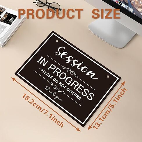 Shh... Baby Sleeping Sign on Front Door - Please Don't Knock or Ring the Doorbell Signs, Baby Room Nursery Kids Room Do Not Knock Hanging Decor, 7.9 x 7.9 inches, Round in Kuwait