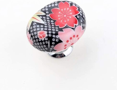 مقابض الأبواب الخزفية ، مقابض خزانة الخزانة ، 2 PCS Simple Ratoral Drawer Cabinet Knob Multicolor Collor Baby Kid's Childrin's Furniture Mitter Cabinets (Color: Style F) in Kuwait