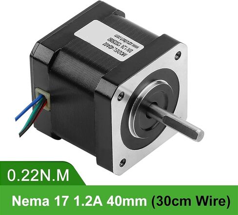 2-Phase NEMA 17 Digital 24-48V DC Supply R42 Stepper Motor Driver مع NEMA17 22/34/71N.CM Stepper Motor Motor Motor (42A08) in Kuwait