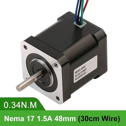 2-Phase NEMA 17 Digital 24-48V DC Supply R42 Stepper Motor Driver مع NEMA17 22/34/71N.CM Stepper Motor Motor Motor (42A08) in Kuwait