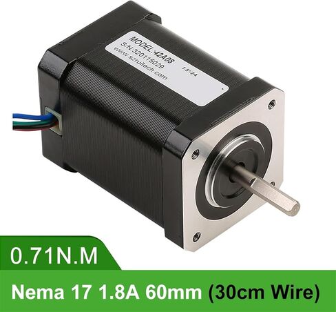 2-Phase NEMA 17 Digital 24-48V DC Supply R42 Stepper Motor Driver مع NEMA17 22/34/71N.CM Stepper Motor Motor Motor (42A08) in Kuwait