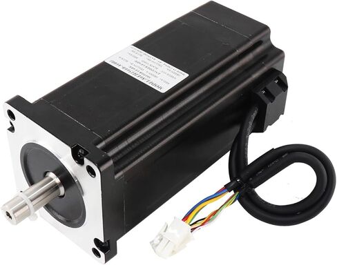 NEMA34 Servo Motor 86EH156A6003 6.0A 12N.M H156MM حلقة محرك Servo محرك + CL86 لمراقبة الطابعة CNC 3D (86EH156A6003) in Kuwait