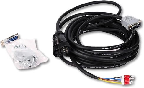 400W 730W 750W 1KW AC Servo Motor 80ST 220V مرحلة واحدة محرك AC محرك AC تقليل الضوضاء الدائمة MAGNET AASD-15A (1KW 80ST-M04025) in Kuwait