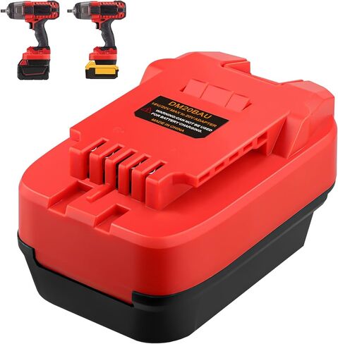 محول DM18BAU لأدوات Bauer 20V Max Cordless ، استخدم ON لـ DEWALT 20V و MILWAUKEE M18 (محول فقط) in Saudi Arabia