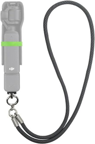 SOH Neck Lanyard Shoulder Strap with a 1/4" Screw for DJI Osmo Pocket 3 Camera Mount Accessories Compatible with Gopro 13/12/11/10/9, DJI Action 5 Pro/4/3, Insta360 X5/X4 and More (Black) in Kuwait