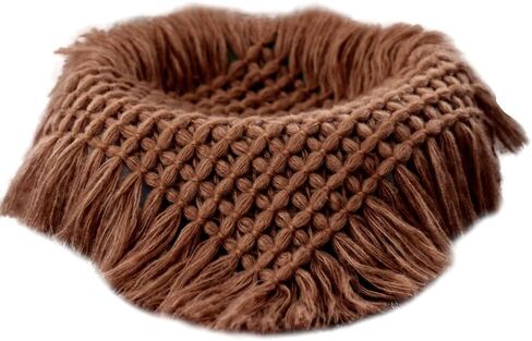 Handwoven Newborn Photography Props Blanket - Baby Photoshoot Fur Mat, Baskets Filler, Posing Stuffer, Background for Photo Shoot in Saudi Arabia