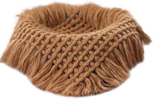 Handwoven Newborn Photography Props Blanket - Baby Photoshoot Fur Mat, Baskets Filler, Posing Stuffer, Background for Photo Shoot in Saudi Arabia