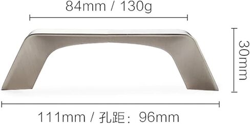 Nordic Modern Furniture Handle Wardrobe Pulls Cupboard Knobs Door Handle Drawer Cabinet Handle American 1/10Pcs (Color : 077NL-160 10pc) in Saudi Arabia