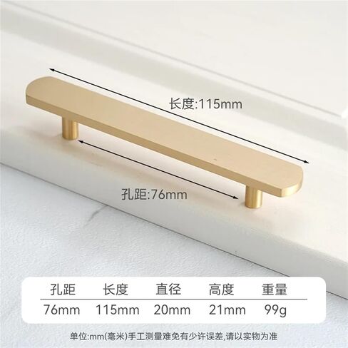 Chinese Solid Brass Long Handle of Furniture Creative Closet Wardrobe Drawer Knobs Kitchen Cabinet Door Handles Hardware 1Pcs (Color : Single Hole B) in Saudi Arabia