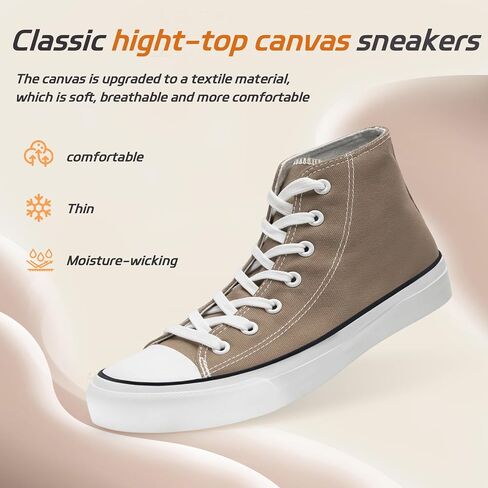 أحذية Rosyclo Canvas للنساء والرجال ، وأحذية ألعاب القماش العالية أعلى الدانتيل أزياء مريحة للنساء كلاسيكيات أحذية تنس غير رسمية in Kuwait