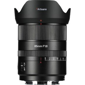 7artisans AF 85mm F1.8 Full Frame Camera Lens STM Auto Manual Focus for L Mount,Large Aperture,Face/Eye Auto Focus,for Portraiture/Street Photography/Humanistic Subjects
