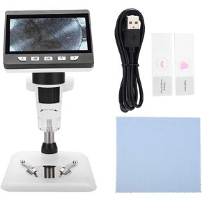 Microscope Portable 4.3" HD LCD 1000X Magnifier 1080P Digital Microscope with LED Lights